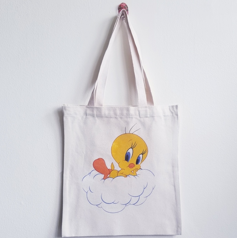 Looney Tunes Tweety bird Canvas Tote Bag